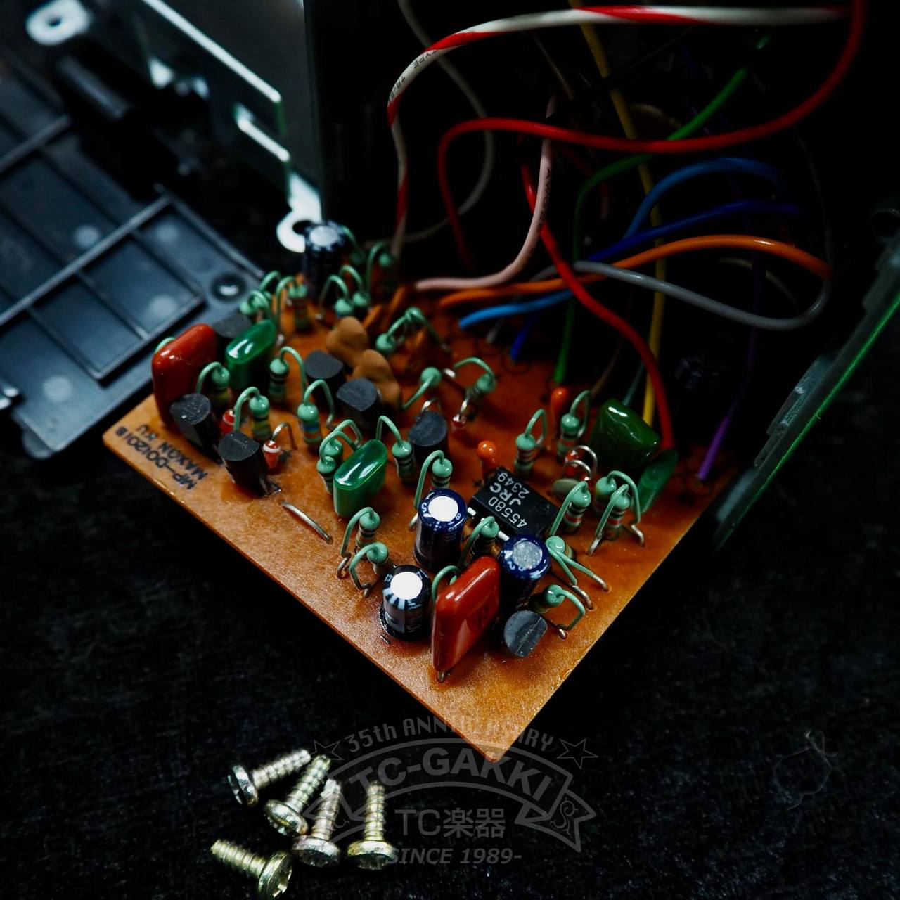 MAXON OD-9 黒ラベル 艶あり4558D Maxon OD-9 Overdrive (Black Label/JRC4558D)（ビンテージ）【楽器