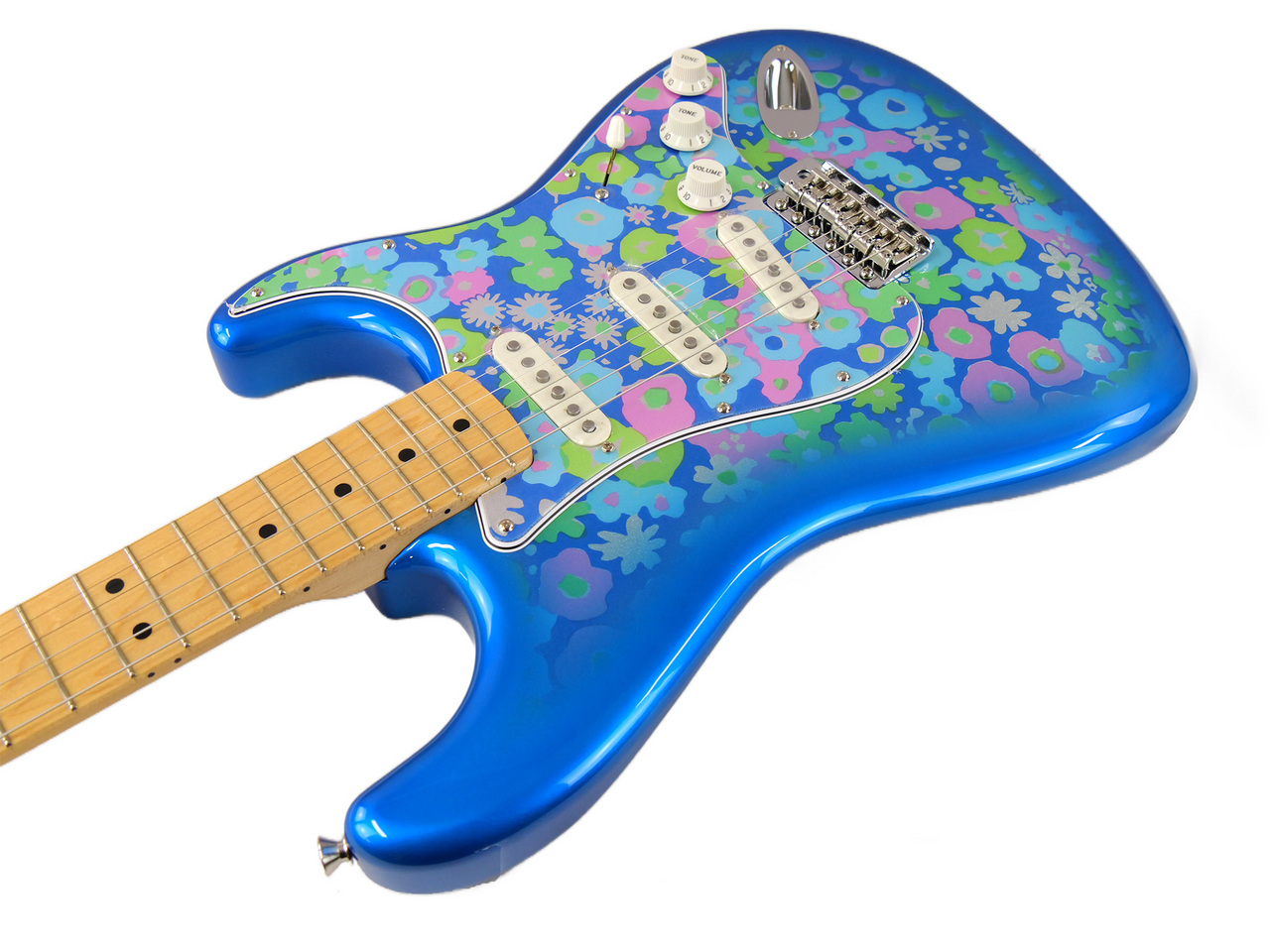 【出品7/19（土）まで！】FenderJapan Stratocaster Fender Made in Japan Limited Stratocaster (Blue Flower)（新品/送料