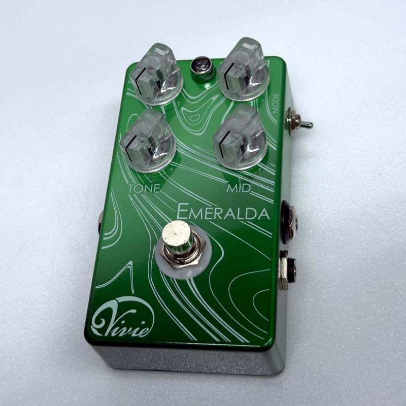 ギター Vivie EMERALDA Vivie EMERALDA トランスペアレント系オーバードライブ【新品