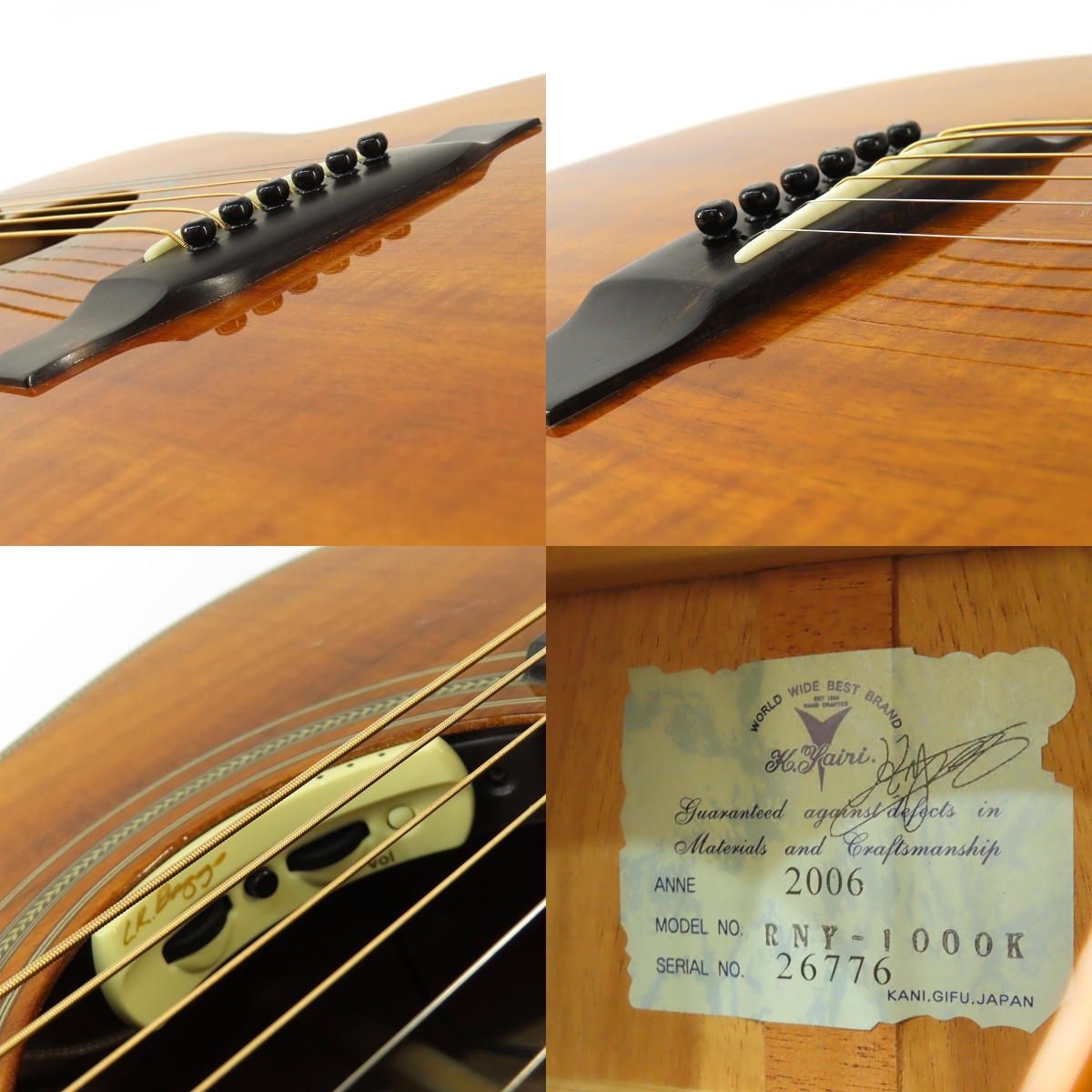 ヤイリギター　K.Yairi  RNY-1000K K.Yairi RNY-1000K Mod（中古/送料無料）【楽器検索デジマート】