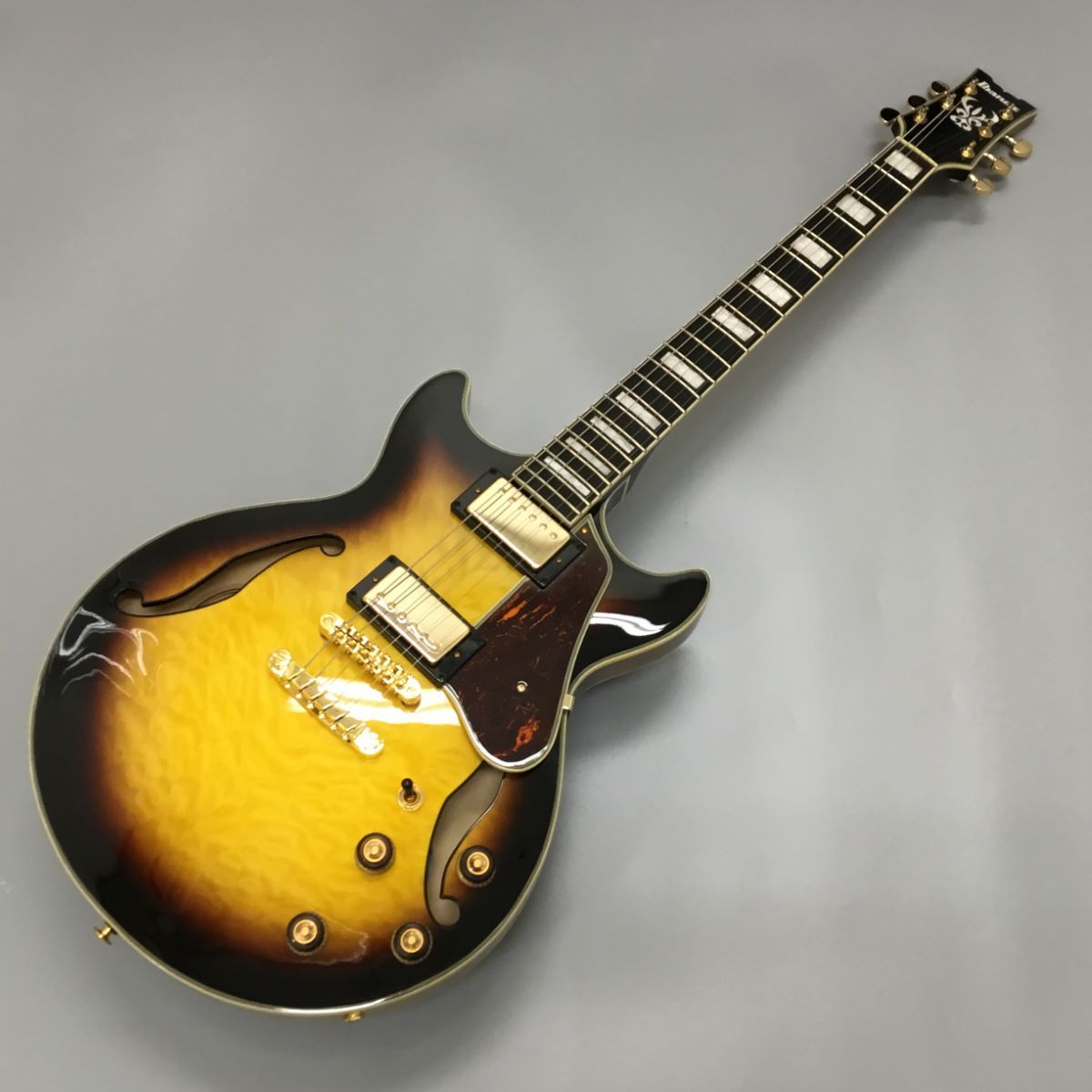 Ibanez（アイバニーズ）/ AM93QM Antique Yellow Sunburst 【現物写真】【USED】【島村楽器独占販売モデル】 【USED】エレクトリックギターセミアコ【イオンモール福岡店】