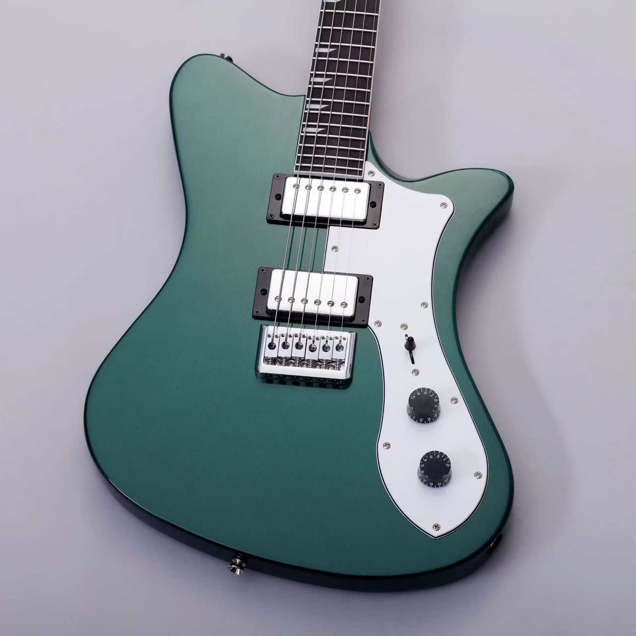 RYOGA SKATER DeepForestGreen エレキギター ハムバッカー ディープ