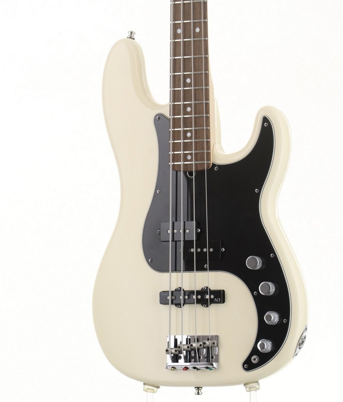 Fender American Deluxe Precision Bass N3 Olympic White Rosewood