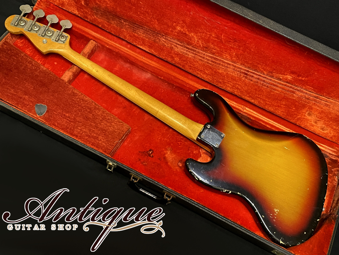 Fender Jazz Bass 1968年製 Original Sunburst on White /Lacquer Neck 