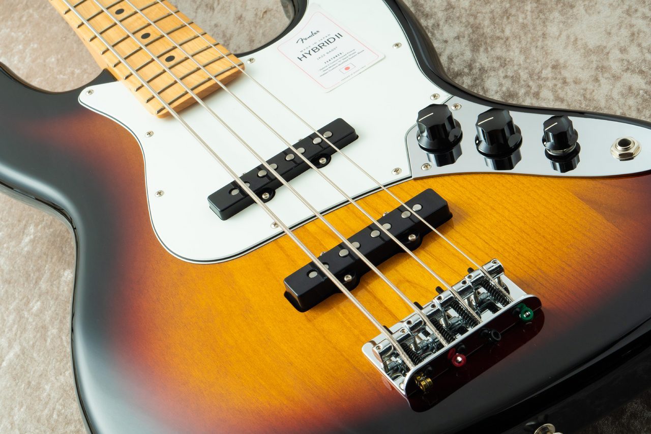 Fender Made in Japan Hybrid II Jazz Bass -3-Tone Sunburst