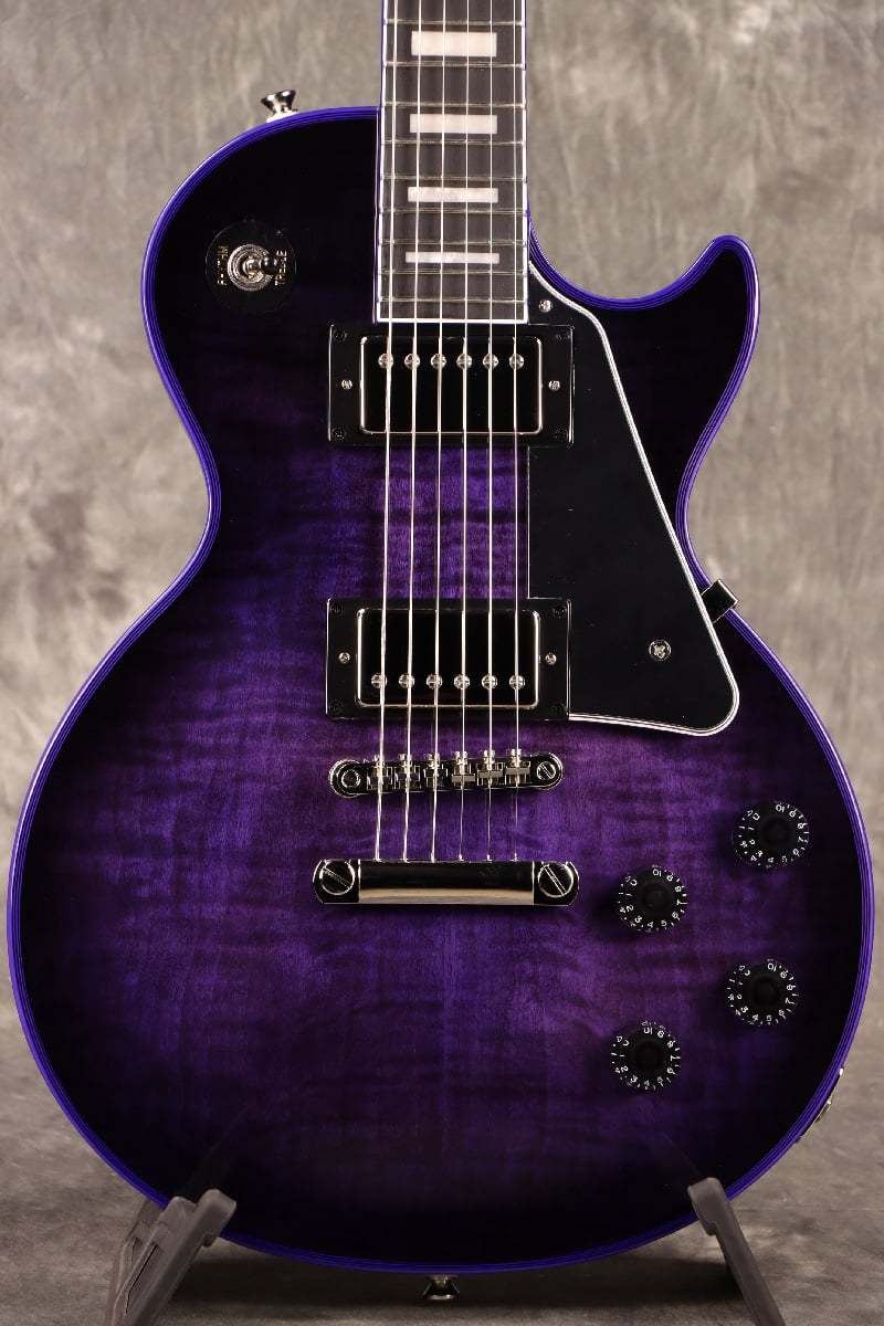 ギター Gibson Les Paul Customshop Purple Widow 2012 Gibson Custom Shop Les Paul Custom Figured Purple Widow
