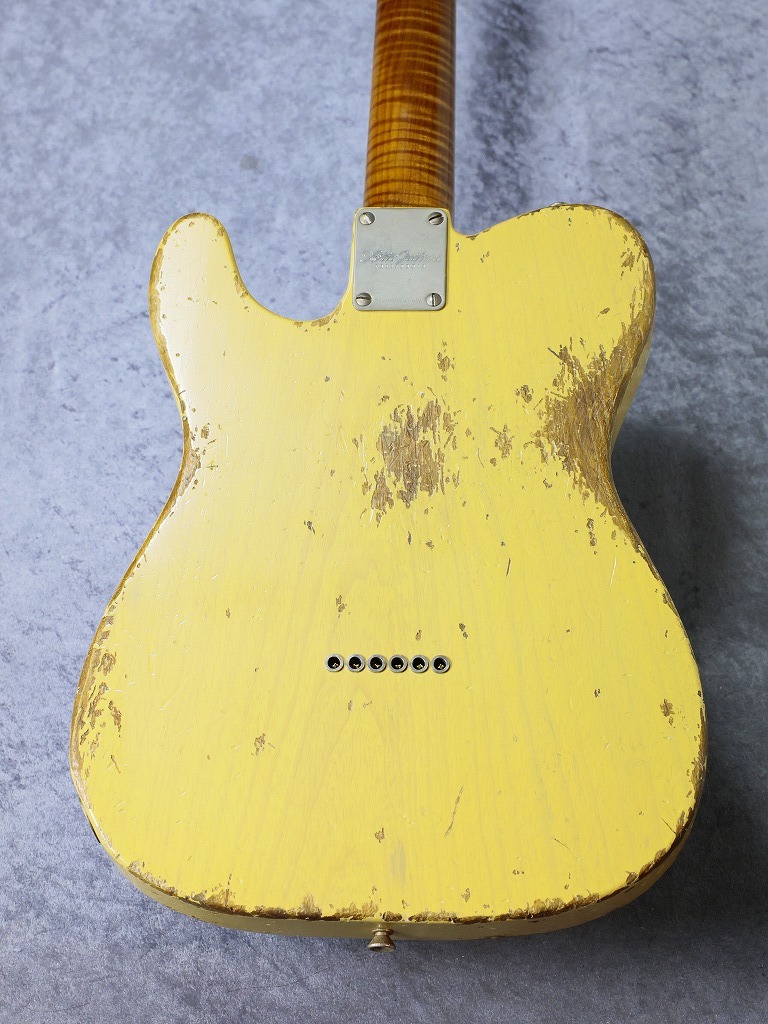 Xotic XTC-1 5A Flame Maple Neck Heavy Aged ~Butterscotch Blonde