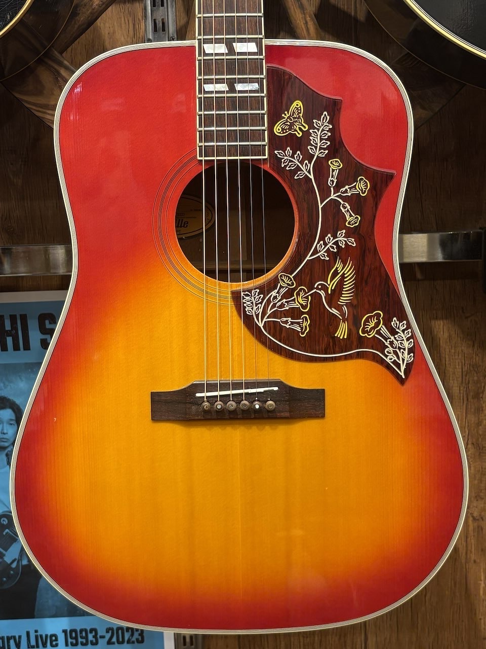 Orville by Gibson Hummingbird Vintage Cherry Sunburst With Pickup