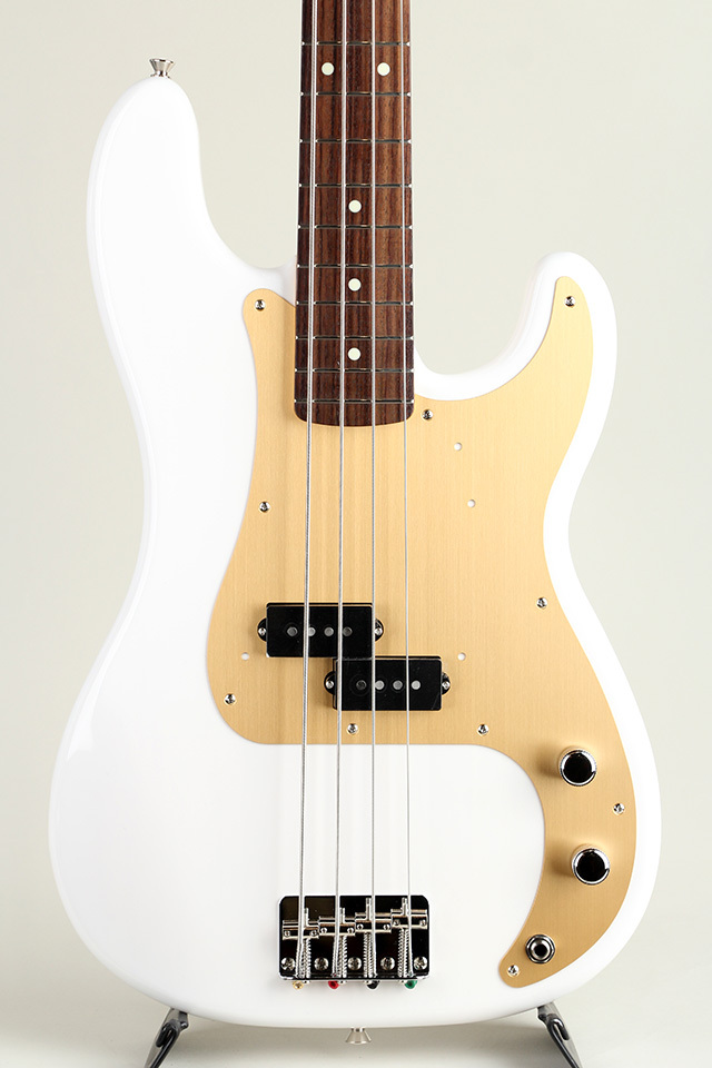 Fender Made in Japan Traditional 50s Precision Bass RW White