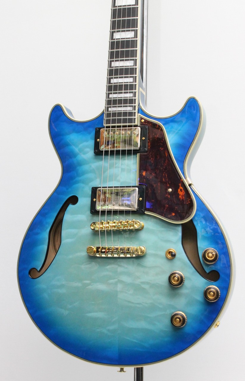 Ibanez AM93QM / Jet Blue Burst