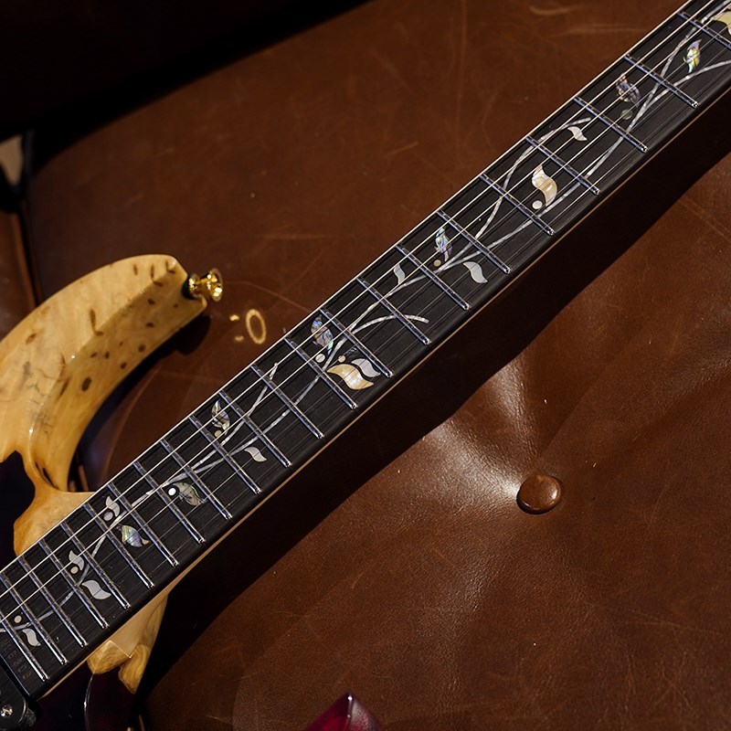 Ibanez Ikebe 50th Anniversary j-custom IKRG50TH Buckeye Burl (Red