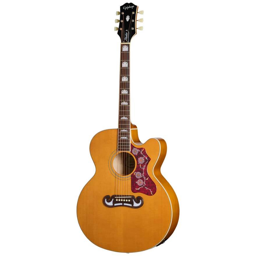 Epiphone J-200 Studio EC Natural アコースティックギター エレアコ