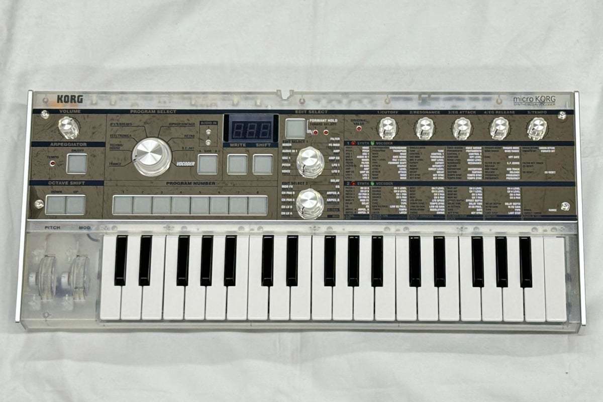 KORG microKORG Crystal SYNTHESIZER/VOCODER 20周年記念モデル【WEBSHOP】