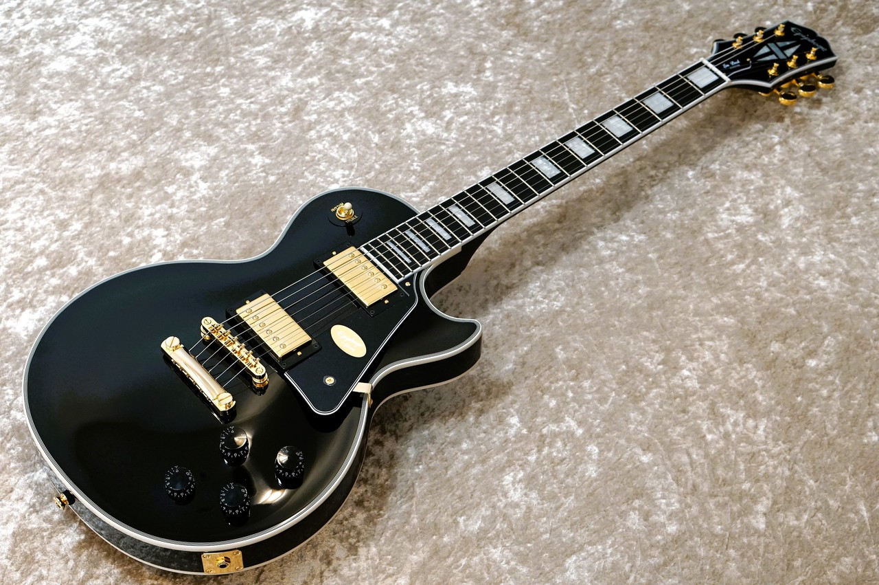 Epiphone Inspired by Gibson Les Paul Custom -Ebony- 【送料無料 