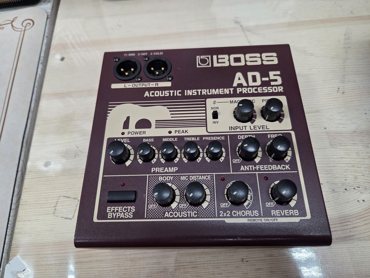 BOSS AD-5 Acoustic Instrument Processor（中古/送料無料）【楽器検索