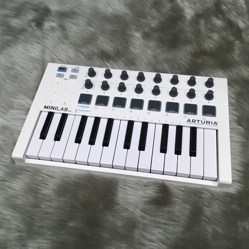 Arturia MIDI キーボード コントローラー MiniLab 3 ホワイト :s