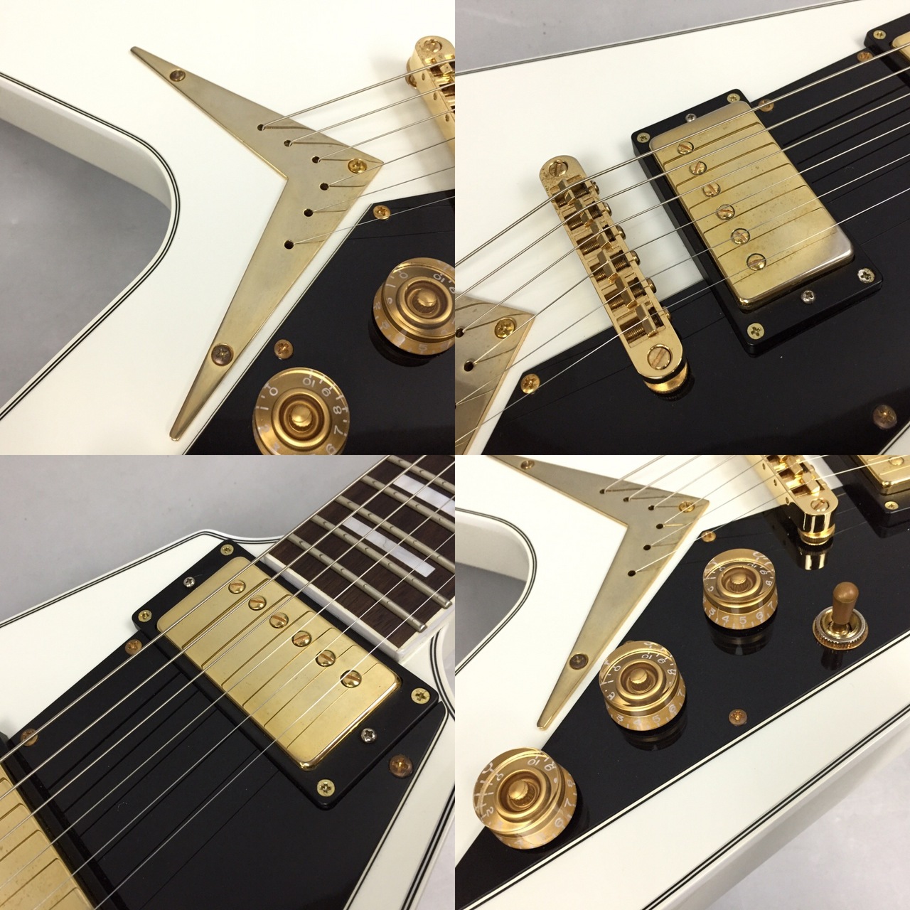 Dean V Custom (2019) - ヴィンテージホワイト