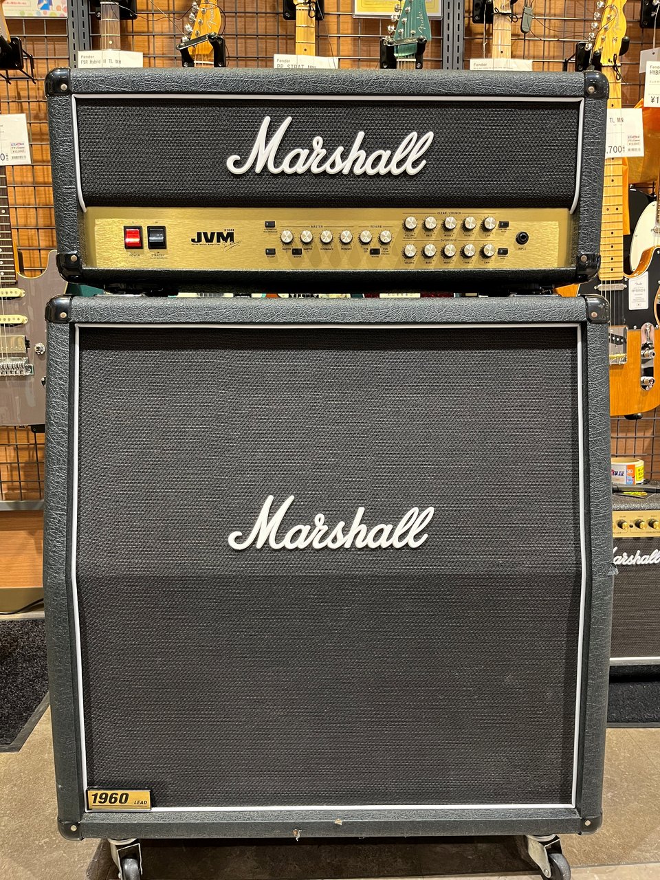 Marshall JVM210H(ヘッド アンプ)・1960A(キャビネット)セット商品【長期店頭展示品】【メーカーオーバーホール済み】（B級特価）【楽器検索デジマート】