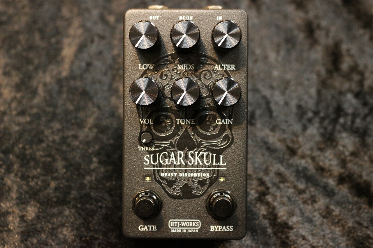 HTJ-WORKS 【決算セール】SUGAR SKULL HEAVY DISTORTION / ALL BLACK