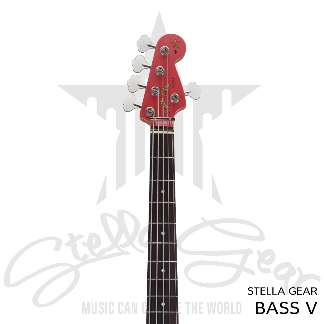 STELLA GEAR BASS V / Sparkling Fiesta Red（新品/送料無料）【楽器