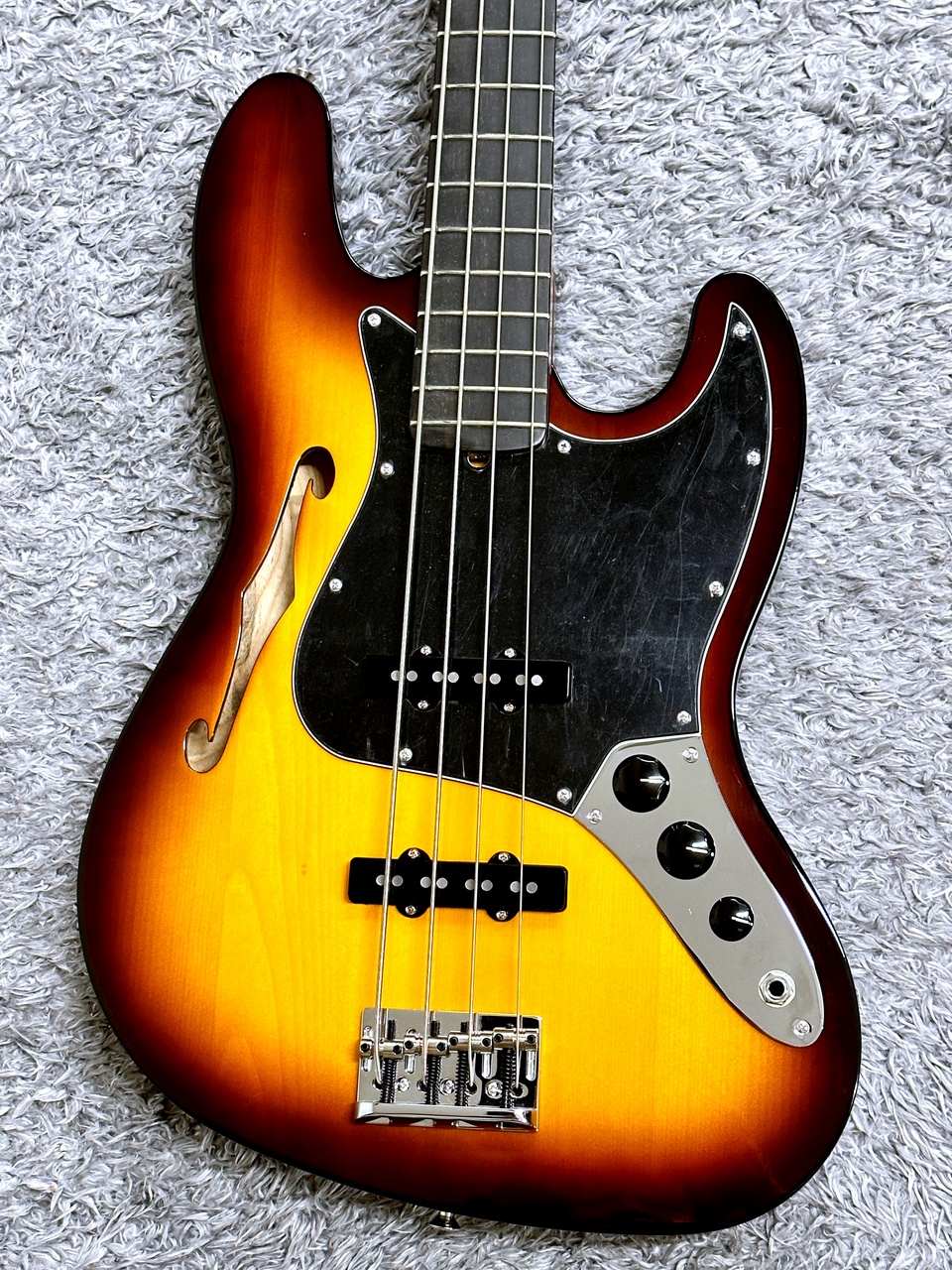 Fender Limited Edition Suona Jazz Bass Thinline Violin Burst / Ebony  （新品特価/送料無料）【楽器検索デジマート】