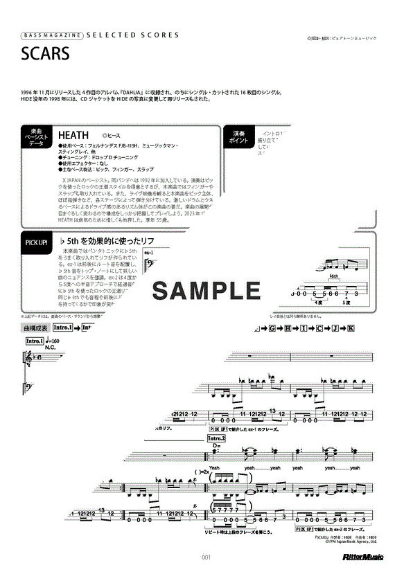 X JAPAN SCARS