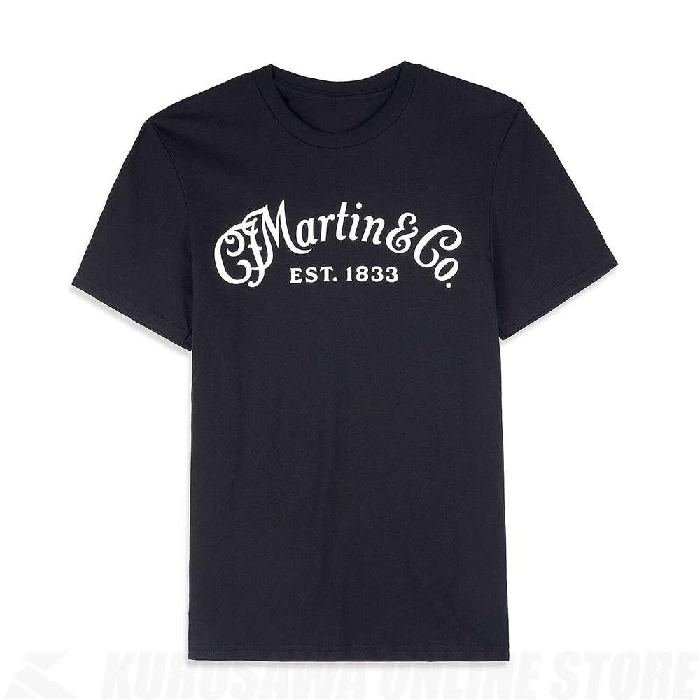 Martin LOGO T-SHIRT Black Sサイズ[18CM0109S]【マーティンギター 