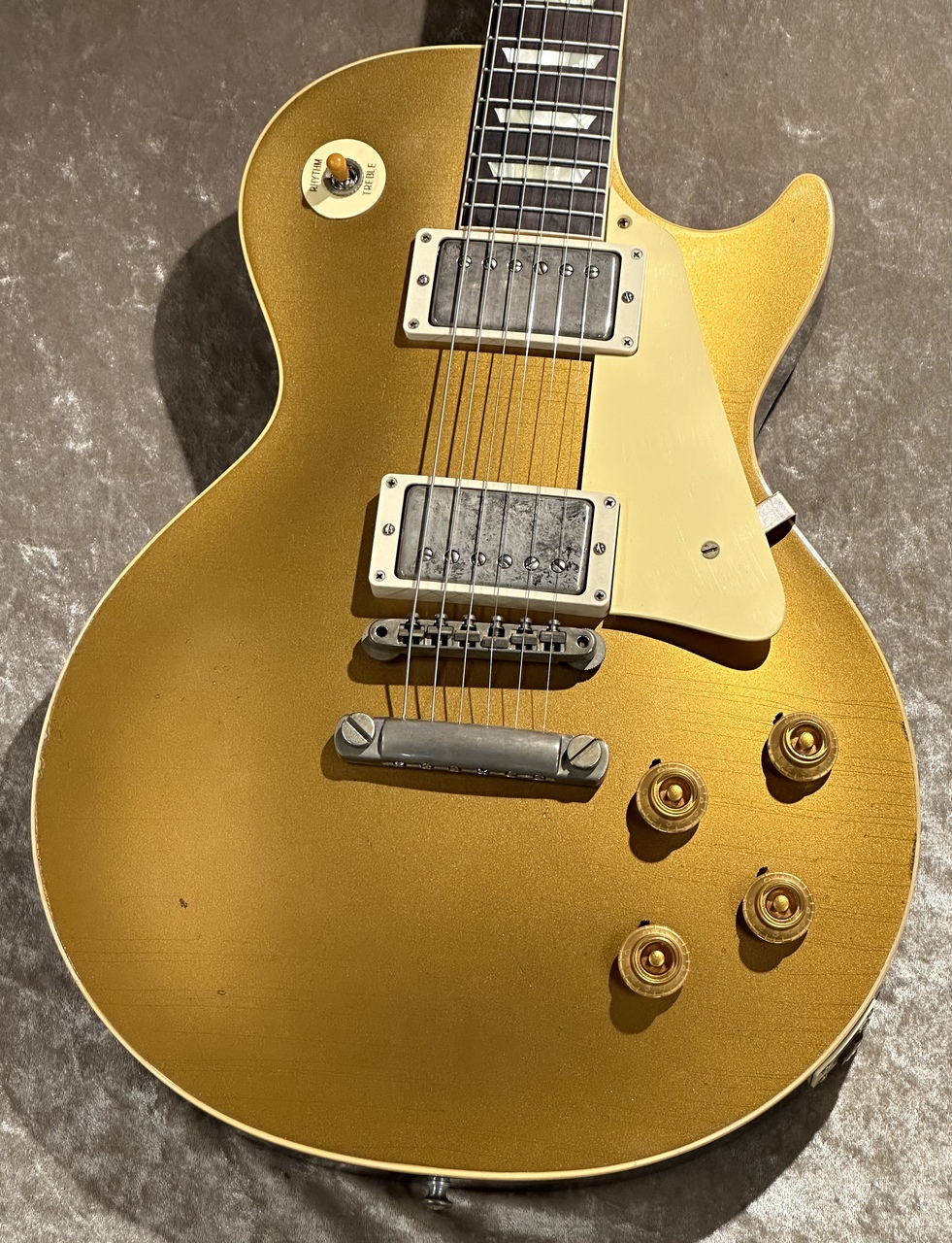 “レリック&エイジド“レスポールゴールドトップレプリカ/オイルコンデンサー搭載⭐︎ ハードエイジド レスポールゴールドトップレプリカ/オイルコンデンサー