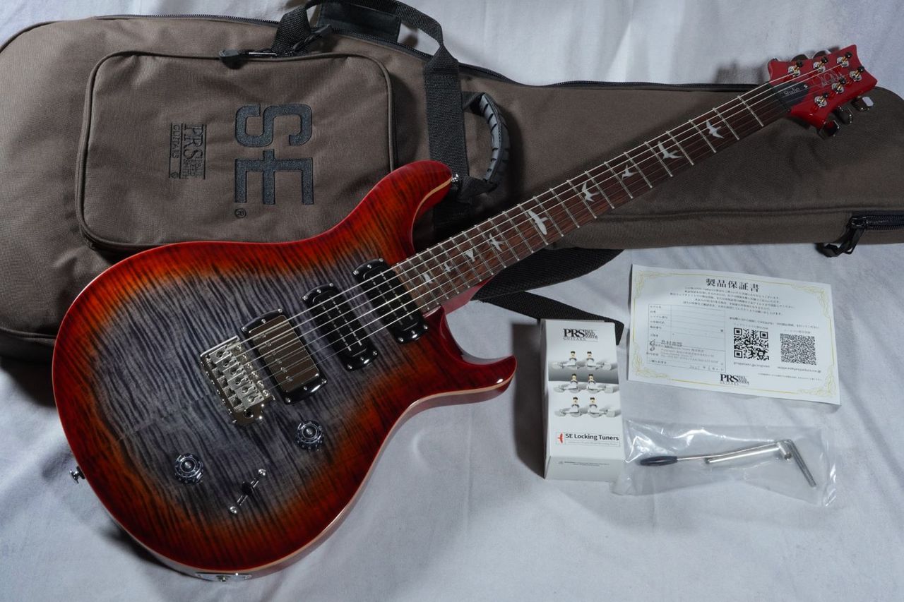 Paul Reed Smith(PRS) SE Studio Charcoal Cherry Burst 純正