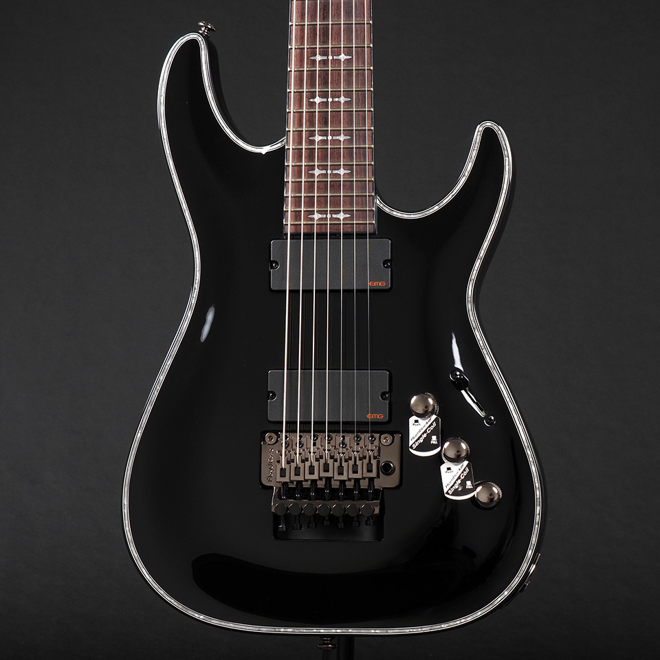 ★美品 定価209,000円 Schecter AD-C-7-FR-HR SCHECTER HELLRAISER C-7 FR [AD-C-7-FR-HR] (BLK) ｜イケベ楽器