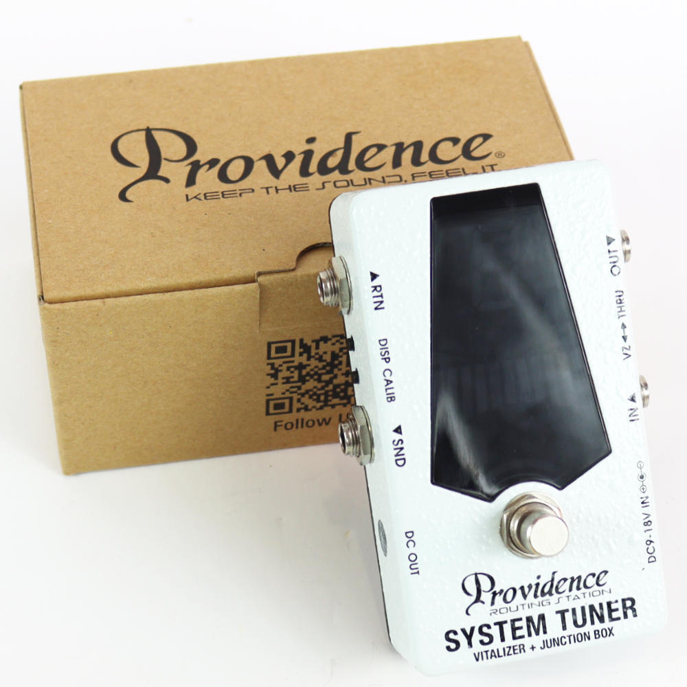 Providence 【中古】 チューナー プロビデンス STV-1JB WH System Tuner ペダルチューナー （中古/送料無料）【楽器検索デジマート】