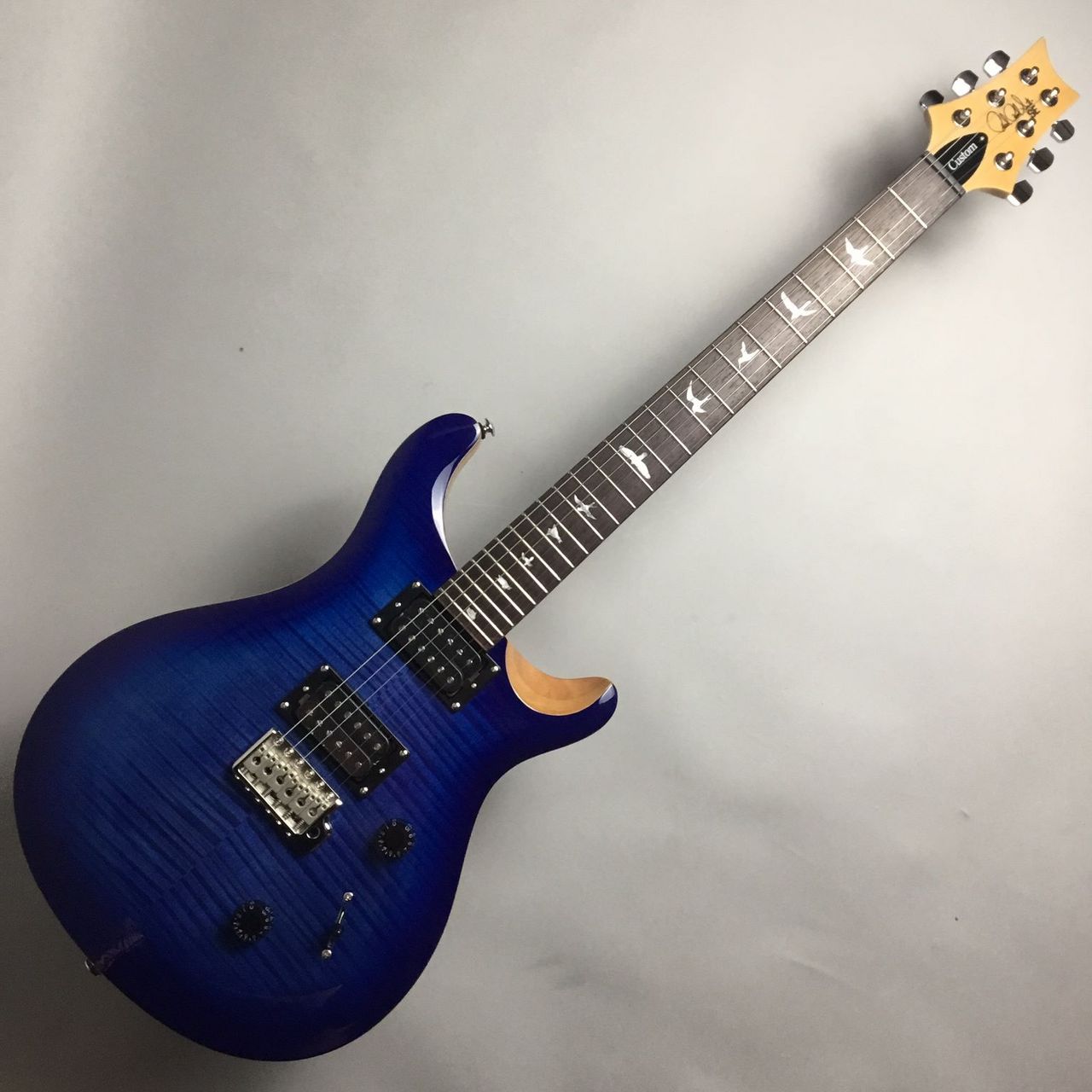 PRS SE Custom 24 Grey Black Q キルテッドメイプル - ギター