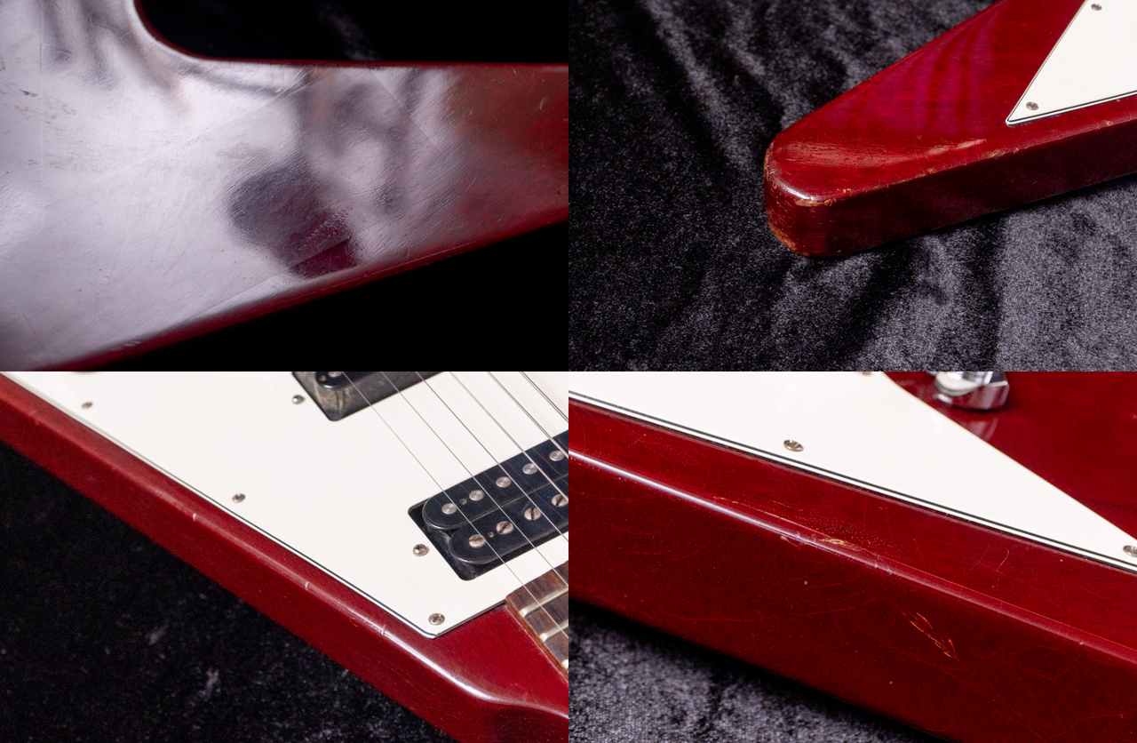 Gibson Flying V '67 Cherry 1999 3.670kg #90999736【TONIQ横浜
