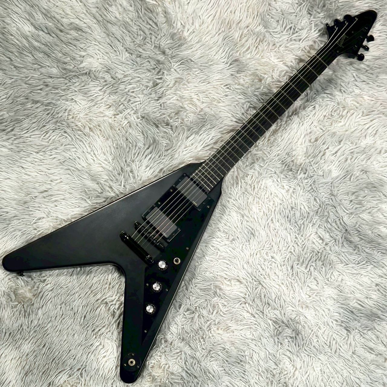 Gibson Gibson Flying V Gothic II EMG Satin Black 【現物画像】1/18
