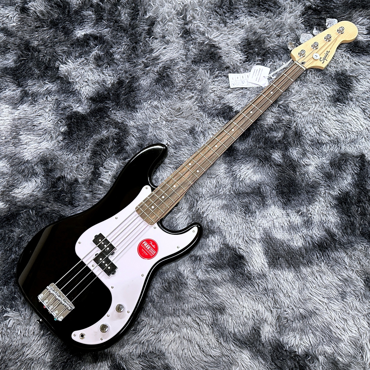 【美品・メンテ済】Squier Sonic プレベ ブラック（保証・付属品あり） Squier by Fender SONIC PRECISION BASS Laurel Fingerboard
