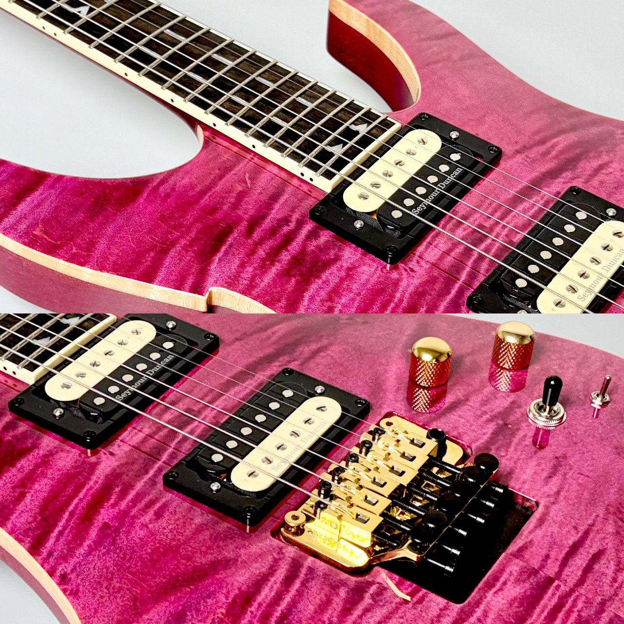 PEAVEY Adrian Vandenberg Signature Guitar -Purple Flame Maple