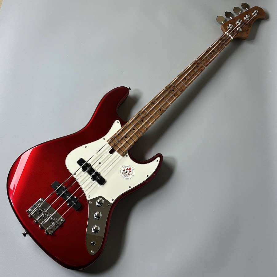 Bacchus エレキベース 赤 Bacchus WJB-1DX RSM/M CAR エレキベース ユニバースシリーズ Candy