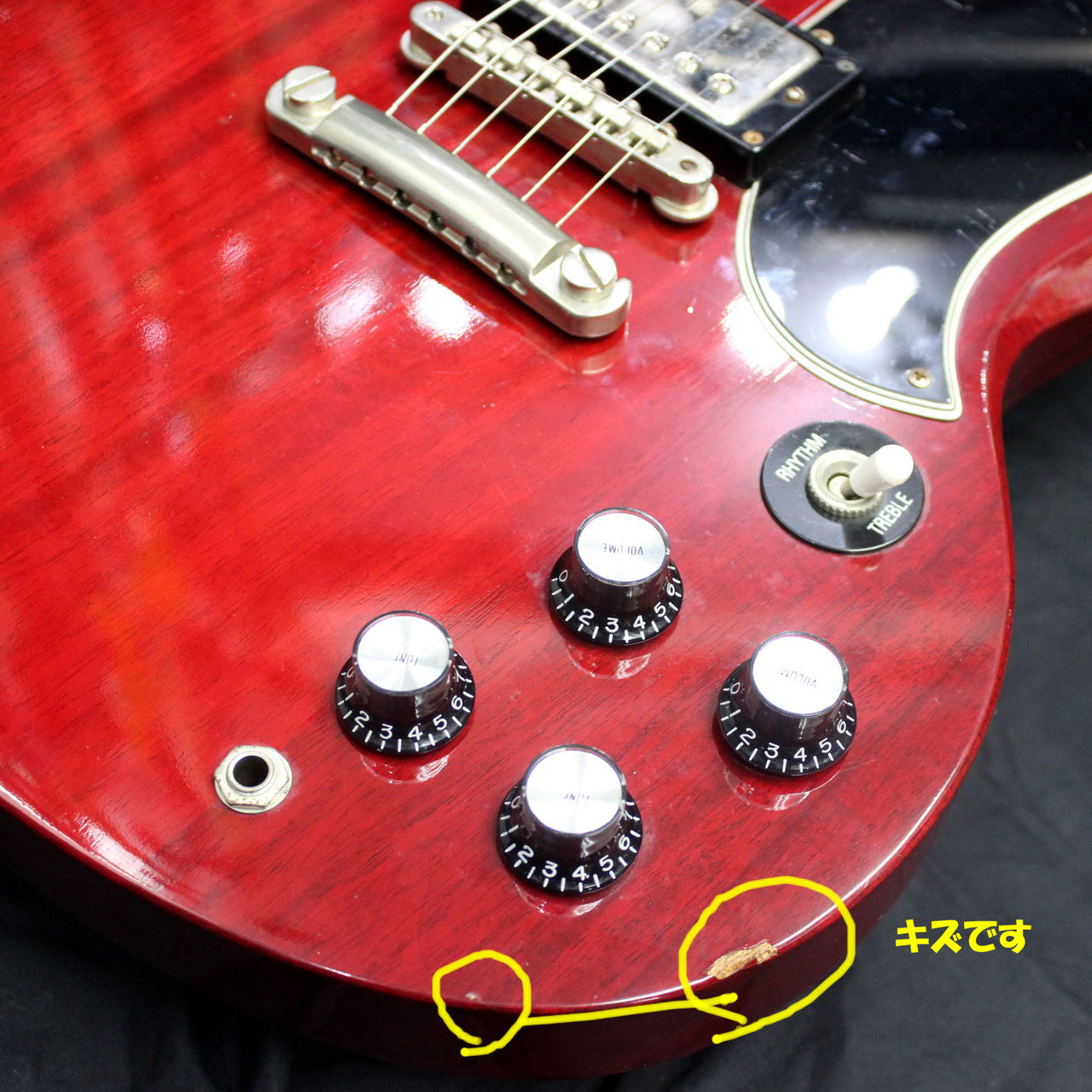 Burny SG Type RSG-75-63 Cherry バーニー SG タイプ チェリーシリアル