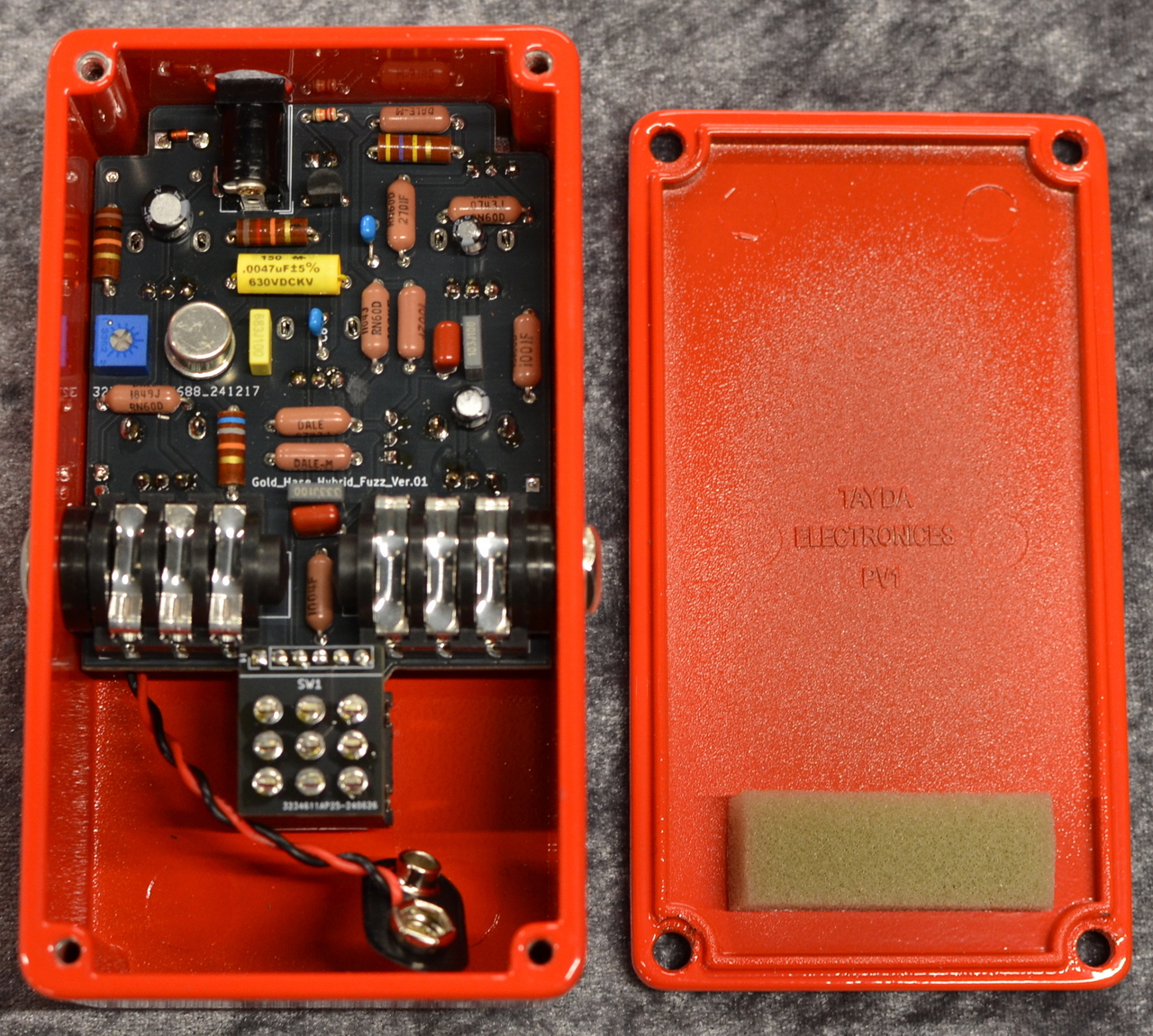 HTJ-WORKS GOLD HAZE FUZZ -Gelmanium & Silicon engine ~Solid HTJ-WORKS GOLD HAZE FUZZ -Gelmanium & Silicon engine ~Solid