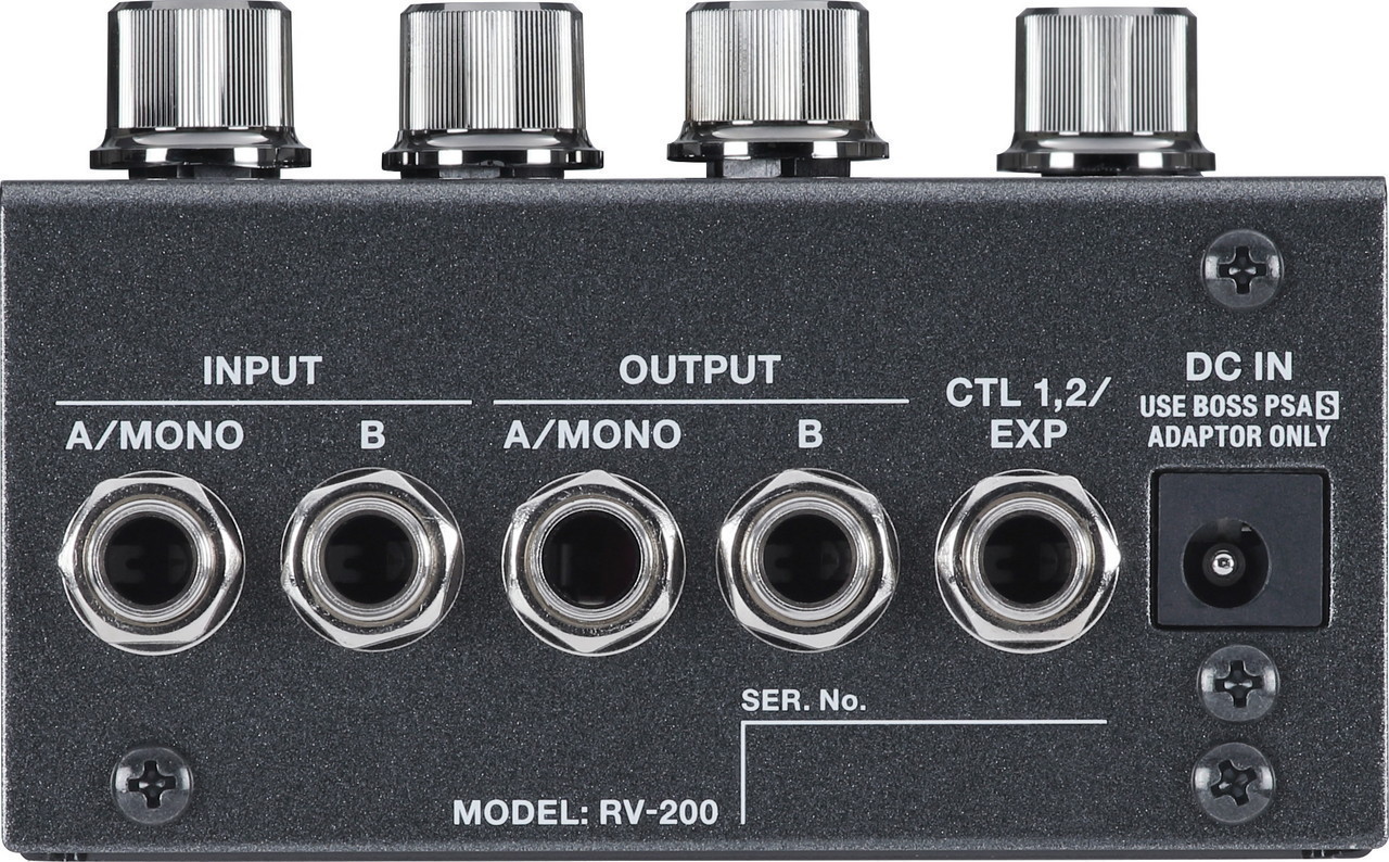 BOSS RV-200,BOSS PSA-100S セット BOSS RV-200 REVERB + 電源アダプタ(PSA-100S2)プレゼント