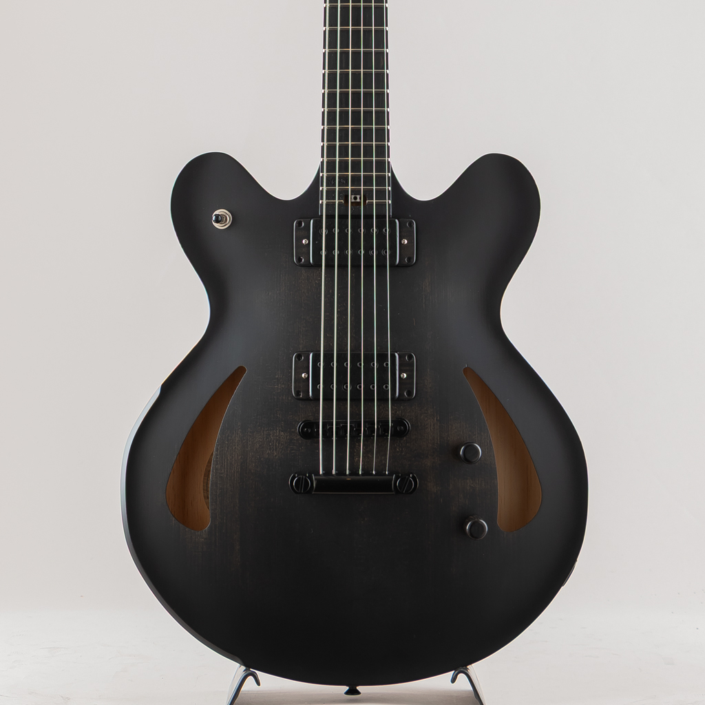 Victor Baker Guitars Model 35 Chambered Semi-hollow Black Smoke