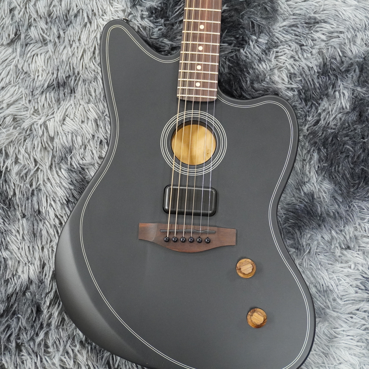 Fender Acoustasonic Standard Jazzmaster Black【旧価格!】（新品