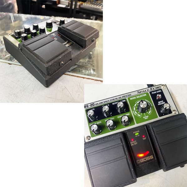 ギター boss re-20 BOSS RE-20 - Space Echo Twin Guitar Pedal RE-20Q B&H Photo Video