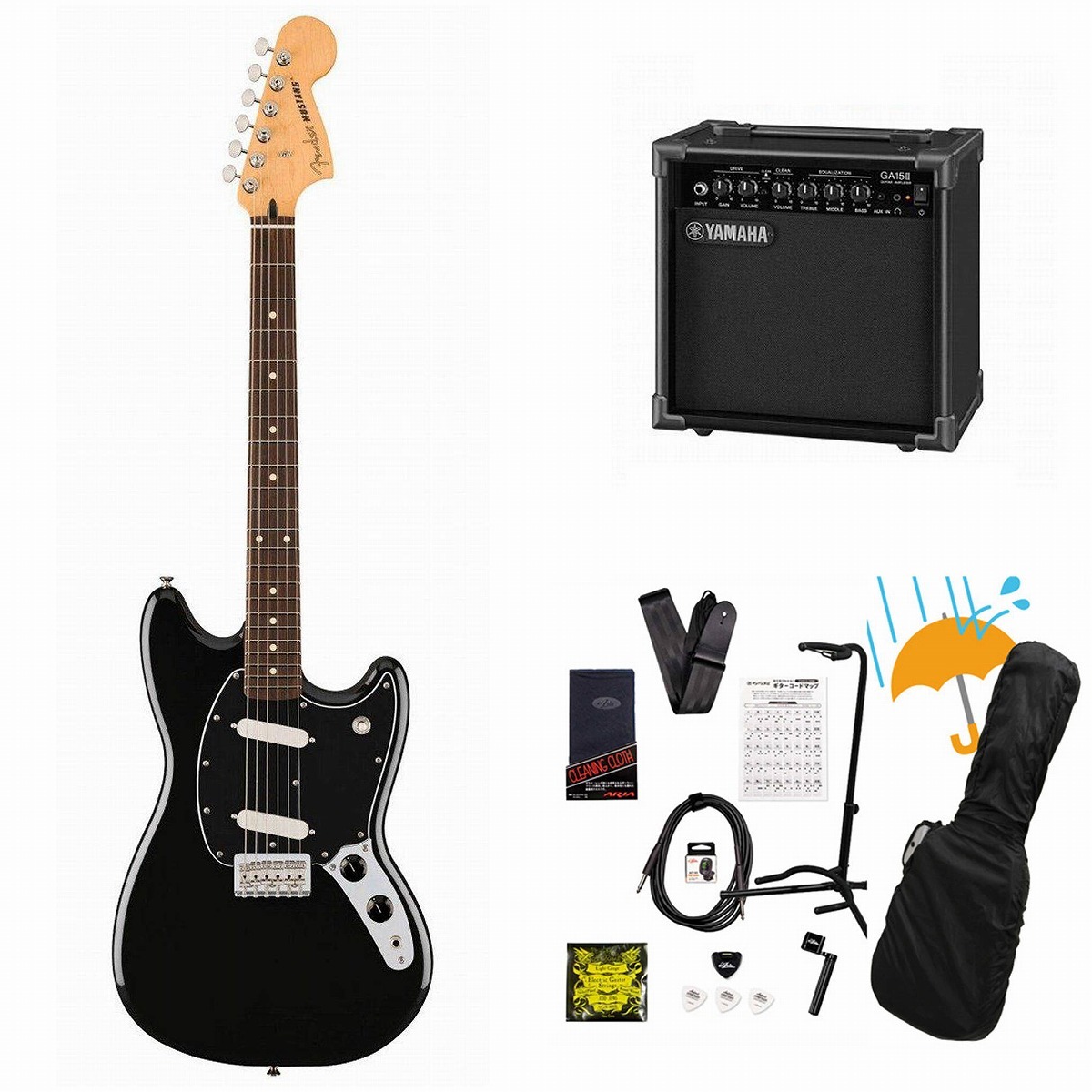 Fender Player II Mustang Rosewood FB Black エレキギター YAMAHA