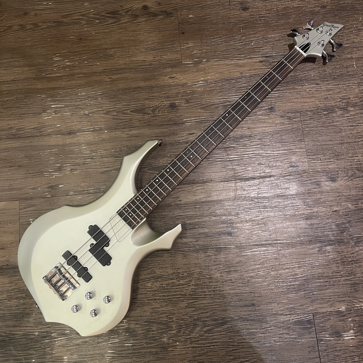 メンテ済 GrassRoots Forest Bass G-FRB シースルー GrassRoots Forest G-FR-58B Electric Bass（中古/送料無料）【楽器