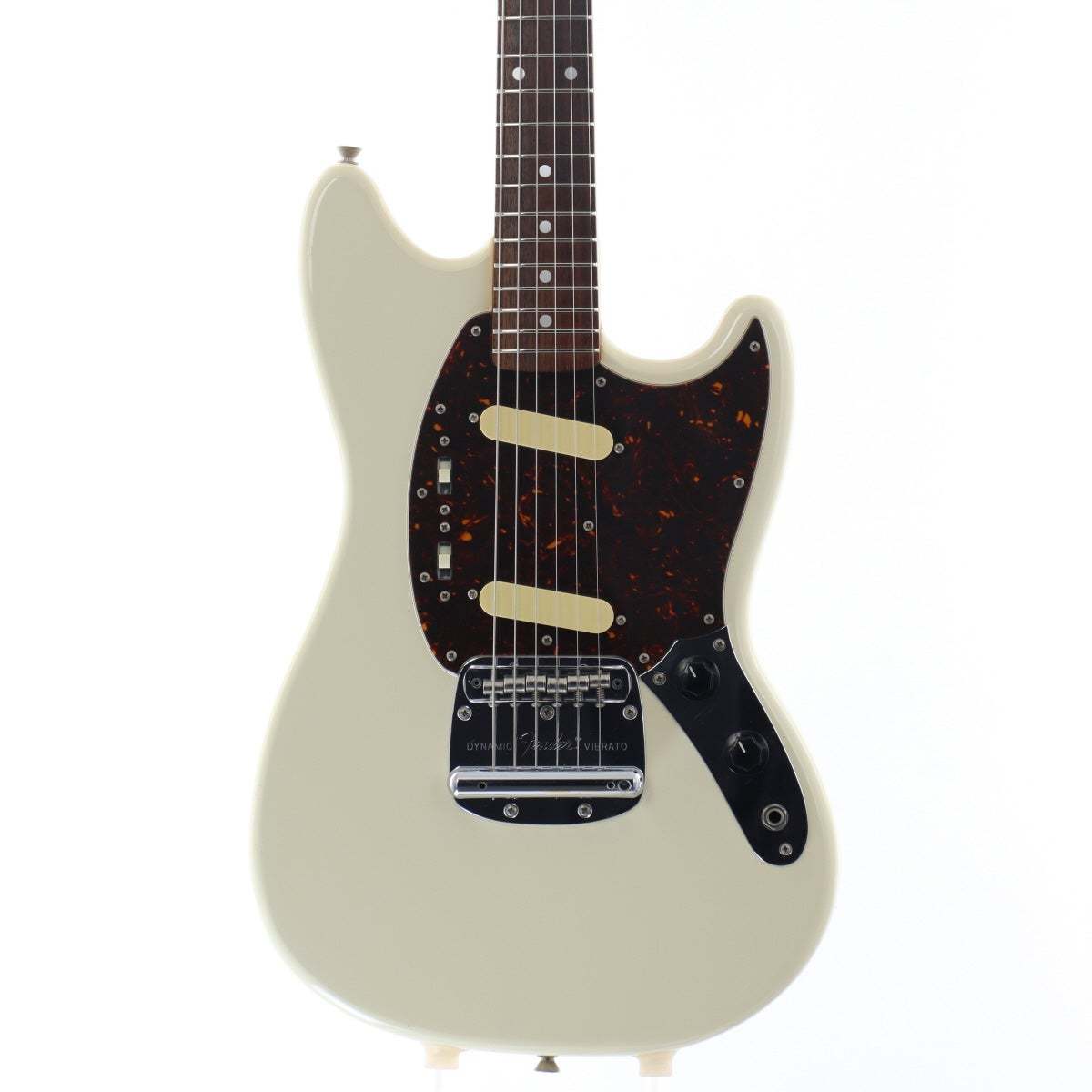 バ*ン様 即発送 fender japan MG65 ナット牛骨 総合調整済み Fender Japan MG65-86 Vintage White 【梅田店】（中古/送料無料