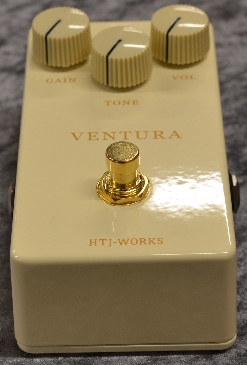 HTJ-WORKS VENTURA 白 ギターエフェクター HTJ-WORKS VENTURA Over Drive -White Color-【TSV808モチーフ