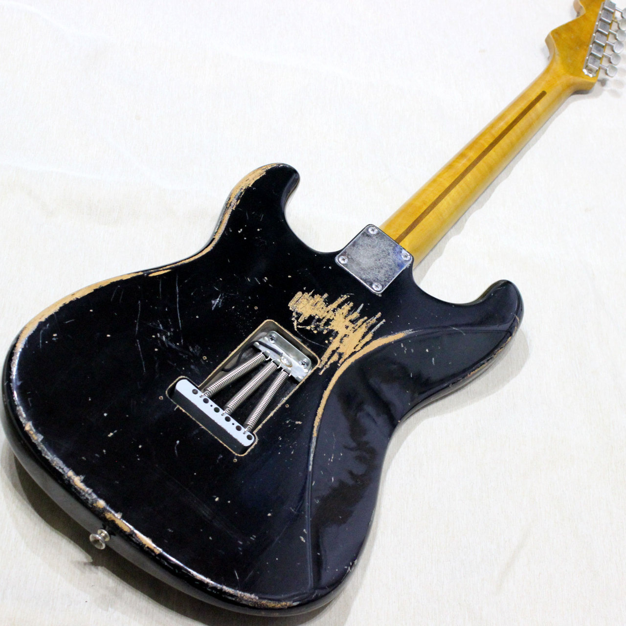 MJT ST BODY Black + AllParts Neck Stratocaster スタイル Relic(Aged