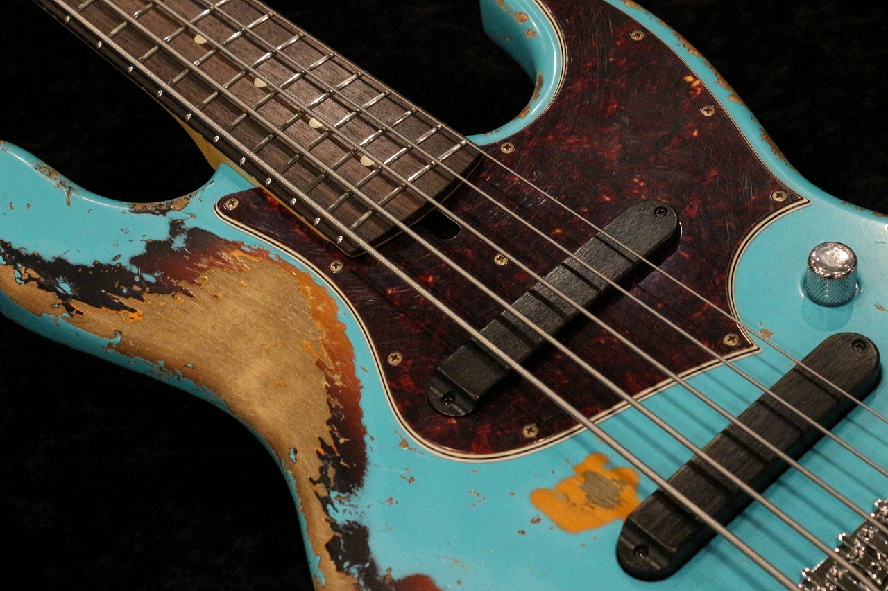 ベース Xotic Custom Xotic Custom Order XJ-1T 5st MH Super Heavy Aged / Seafoam Green