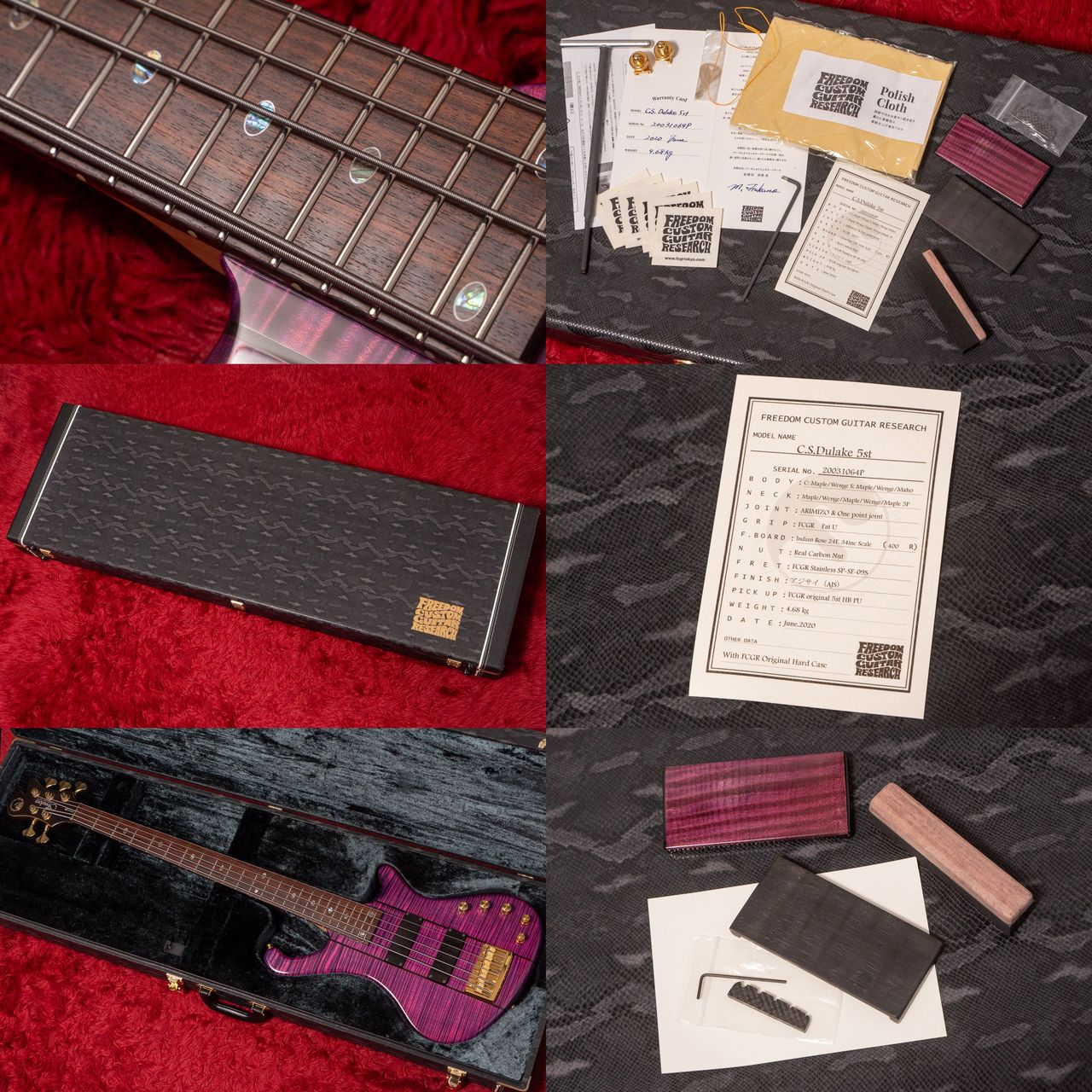 FREEDOM CUSTOM GUITAR RESEARCH C.S.Dulake 5st 2020 4.730kg
